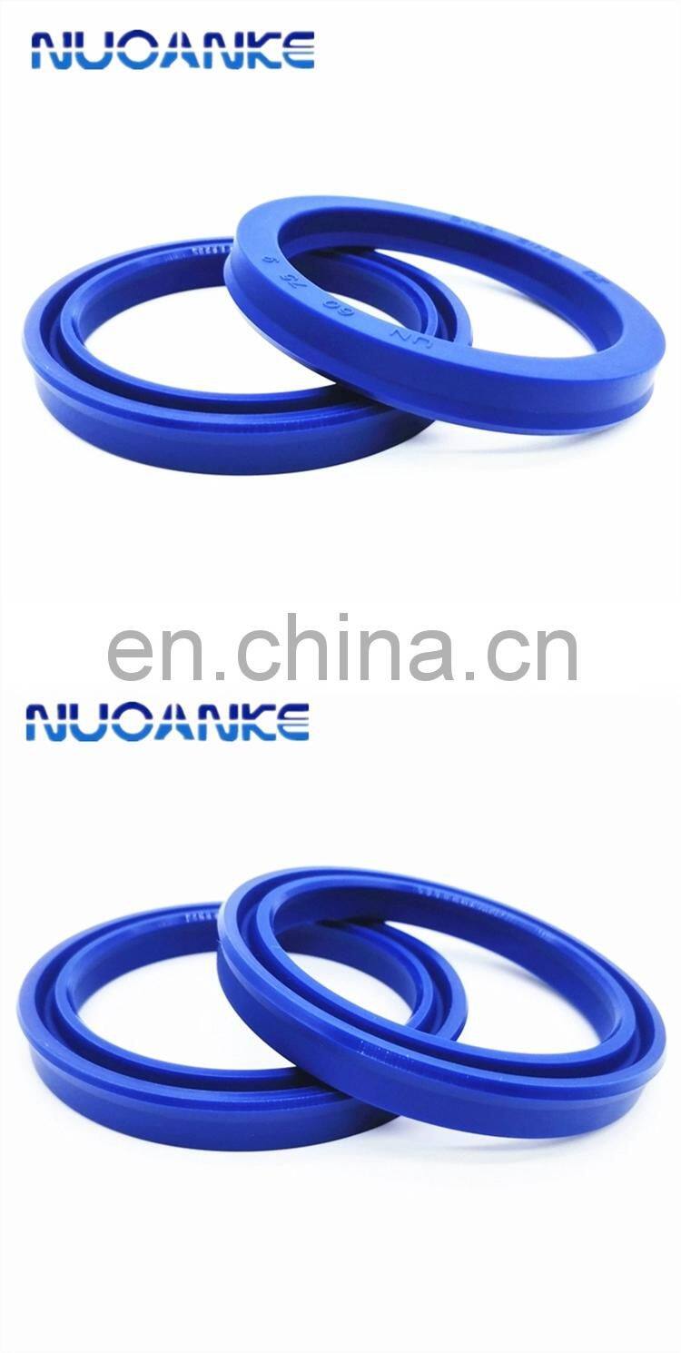 NUOANKE Hydraulic Cylinder Polyurethane Seal PU U Cup UN Piston Rod Hydraulic Oil Seal For Excavator