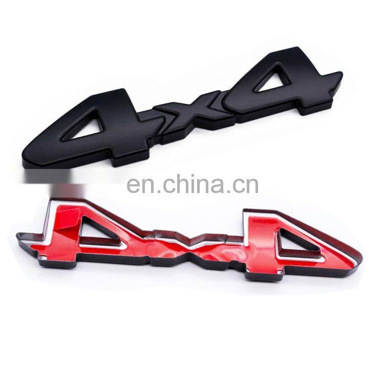 Customized ABS Overlay Kits SR5 V6 4X4 Black Letter Car Emblem Sticker