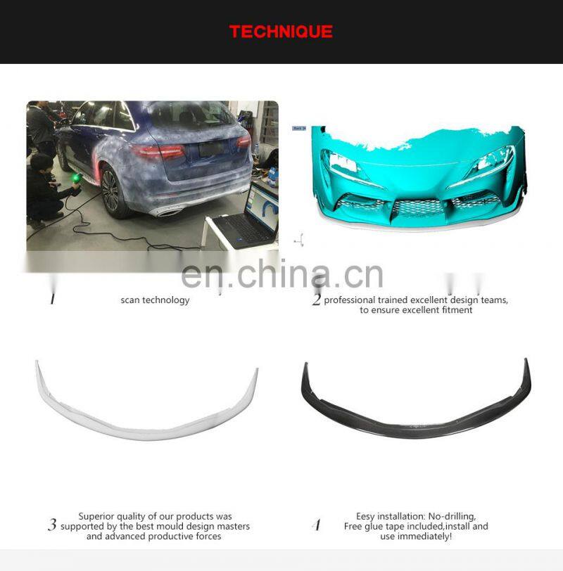 Reliable Carbon Fiber Front Bumper Slip for Toyota Supra 19-20
