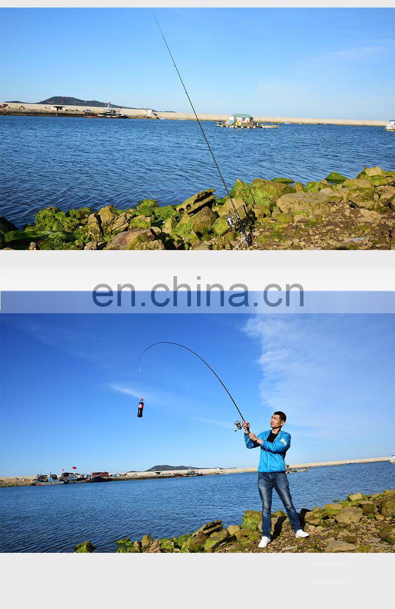 Trolling fishing rod kit Carbon telescopic spinning fishing rod and reel combo set for lure fishing