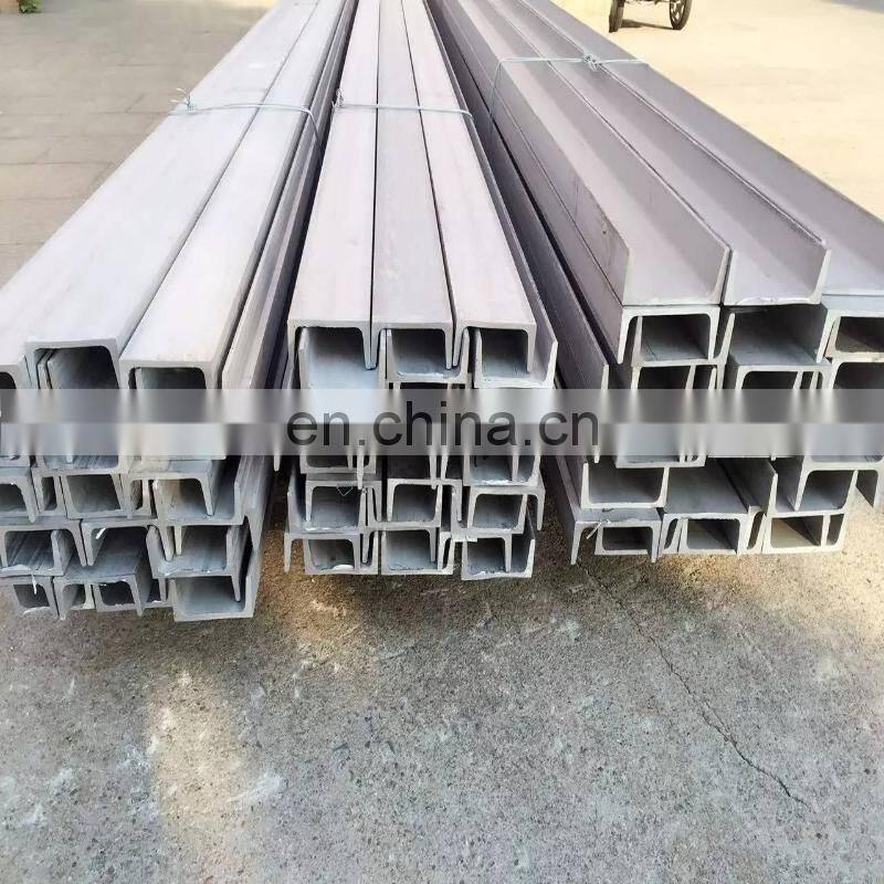 U Shape Channel Lip Channel AISI 316 316L Hot Rolled Stainless Steel Channels with Factory Prices
