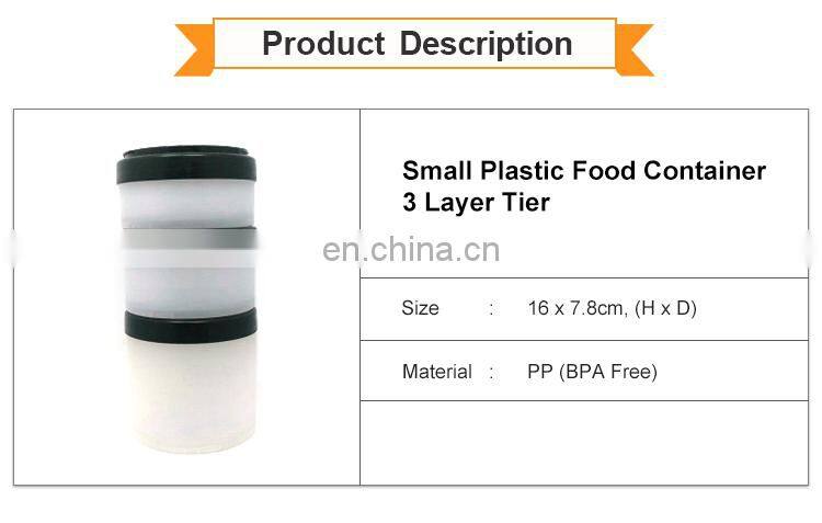 Reusable Food Grade Airtight Plastic Food Storage Container