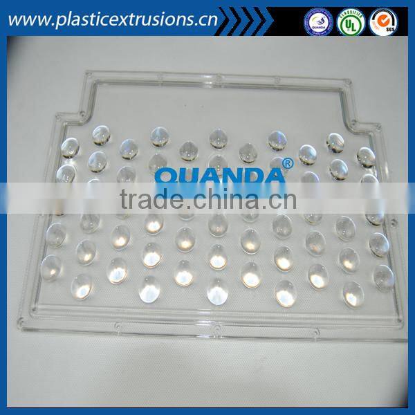 Russia Clear/transparent round /square PC plastic cover