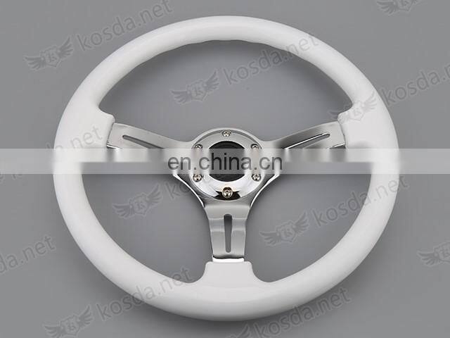 Racing car drift steering wheel black, JDM racing steering wheel