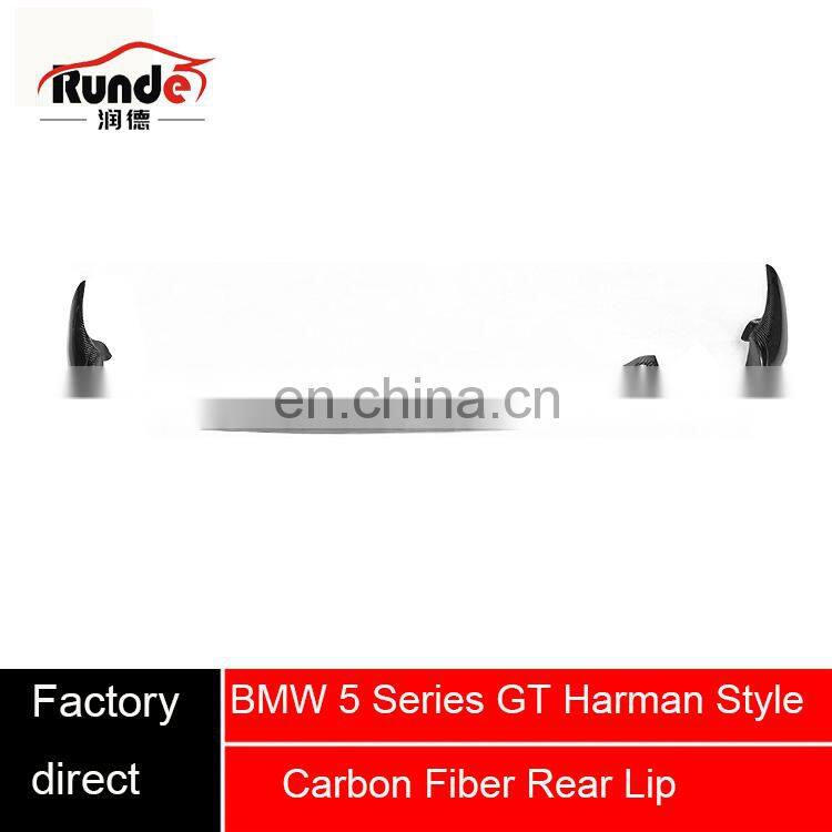 Runde Harman Style Carbon Fiber Material Auto Car body kit Front Lip For 2009-2016 BMW 5 Series GT F07 front lip