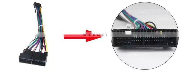 Hot Products Car DVD Frame Plug Audio Fitting Trim Kits Facia Panel 9inch Radio Player Frame With Cables