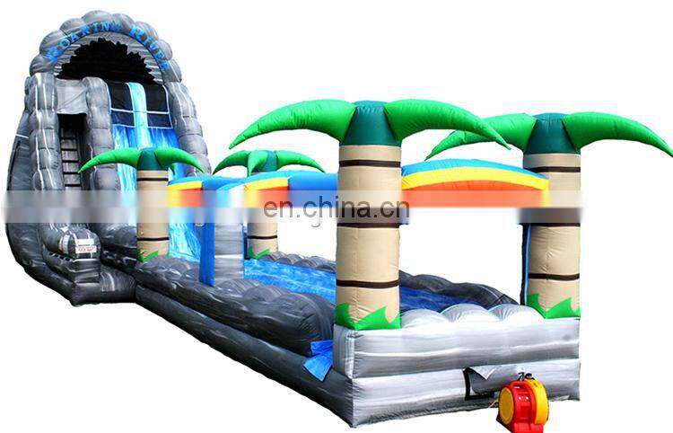 Commercial Large Small Cheap Tobogan Plastic Action Air Inflatable Slides Bounce House Water Pool Slide for Adults