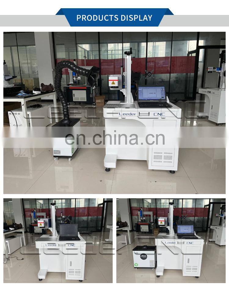 Jinan Leeder galvo Co2 Laser Marking Machine 30w with rotary