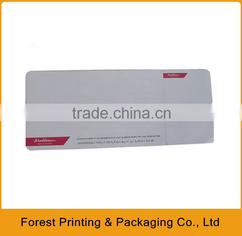 Custom made thermal boarding pass,airline ticket booking