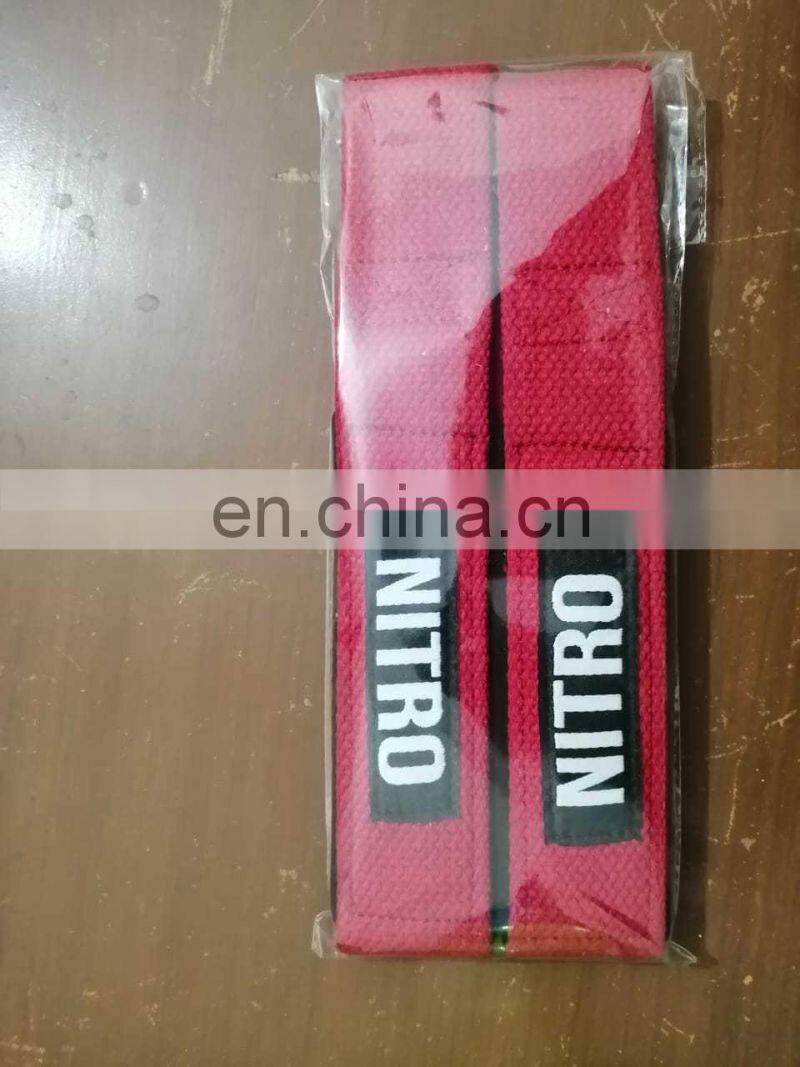 Custom Logo NON Slip Hand Bar Wrist Support Wraps Weight Lifting Straps for Fitness