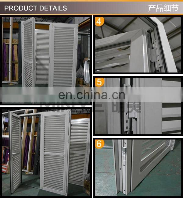 anti-wind design fixed aluminum louver aluminum plantation shutter