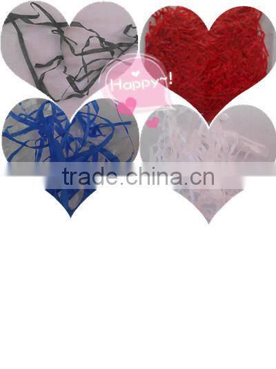 colorful Crinkle paper strips for picnic basket decoration,paper basket stuffers,Christmas confetti for protection fragile goods