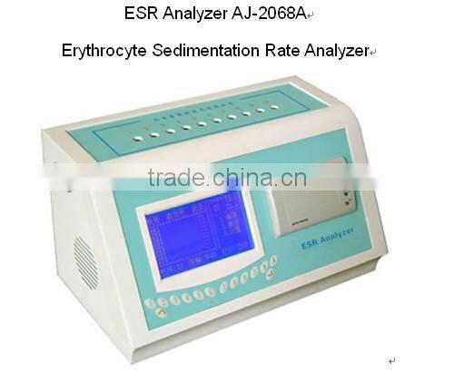 Erythrocyte Sedimentation Rate Analyzer blood sediment analyzer ESR Analyzer AJ-2068A supplier