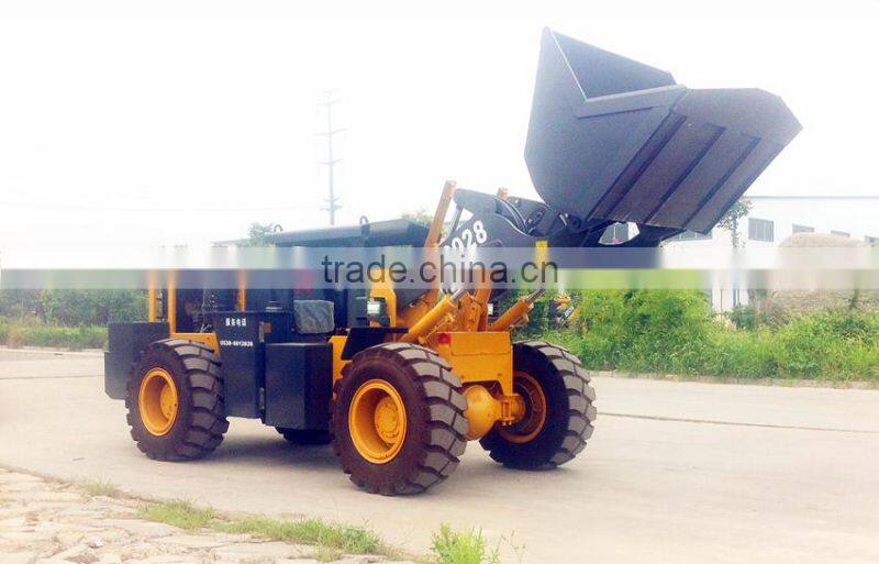 XD928 2Ton 1cbm atv underground loader(low type) scooptram for tunnel Metal wheel loader mining with CE FOR SALE made in china