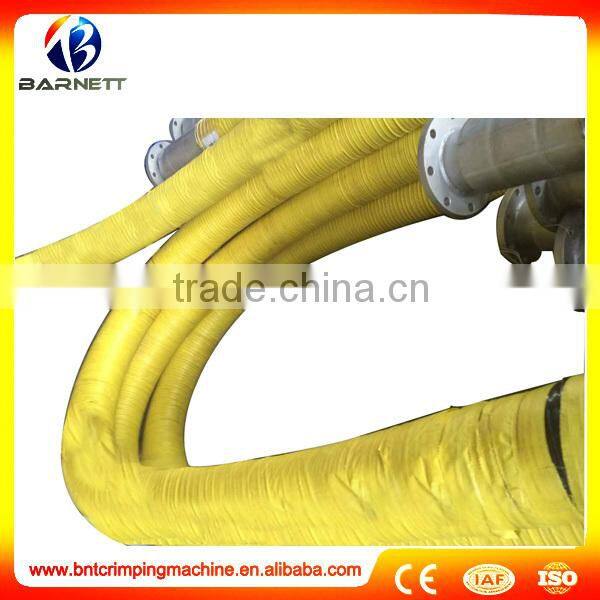 ss cover protected 250mm Rubber Oil Resistant Flexible Dock Return Hose