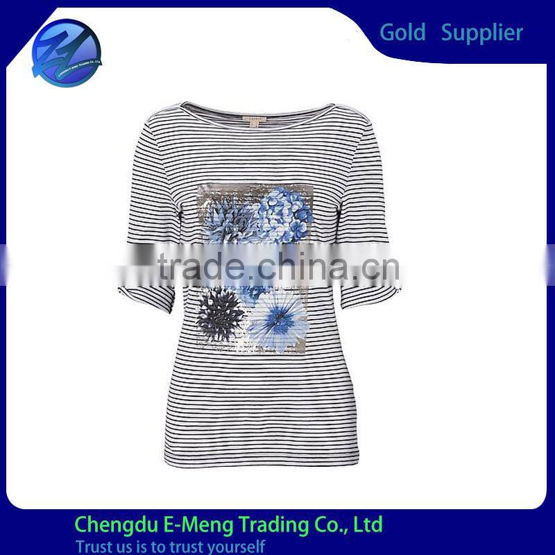 High Quality New Style Sexy Sports Women Blank Singlets in Cotton