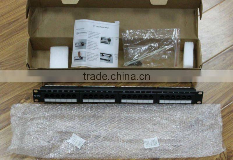 24port 110 IDC Cat5e patch panel