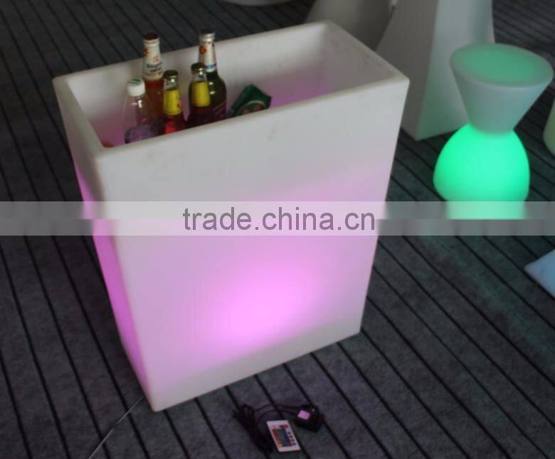 Rechargeable led light Ice bucket with remote control YXF-6070BS