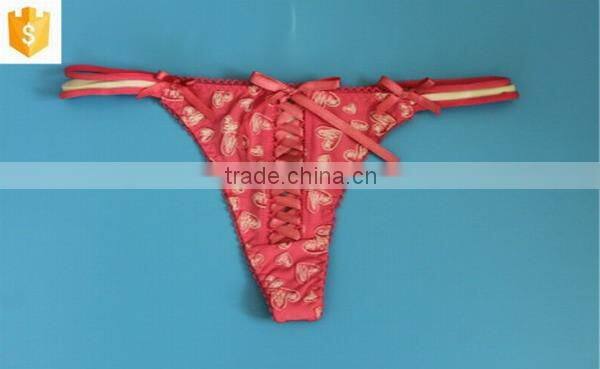 Sexy oem hot pink ladies bikini ,sex thong photo for ladies