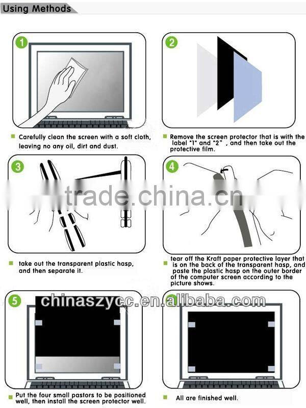 Japanese Material Anti-glare Screen Protector Film Privacy Screen Filter For Laptop(All Size)