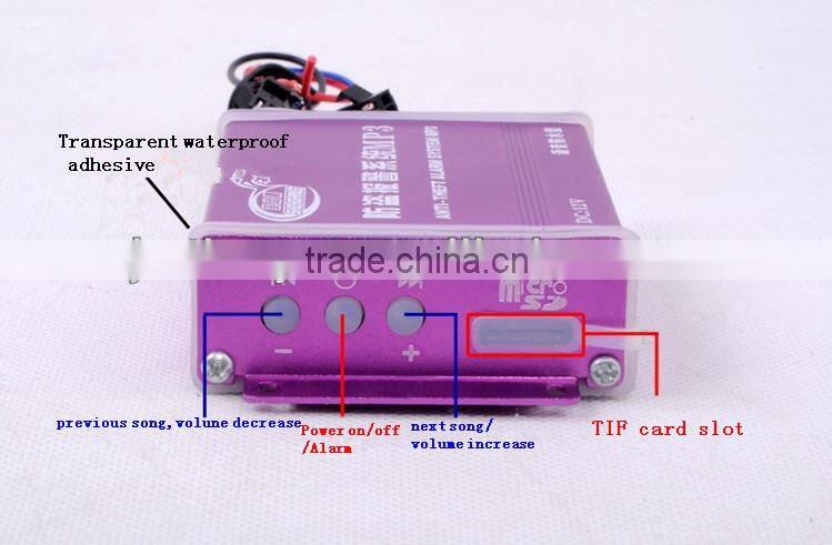 plastic 3inch speaker with motorcycle tuning accessories