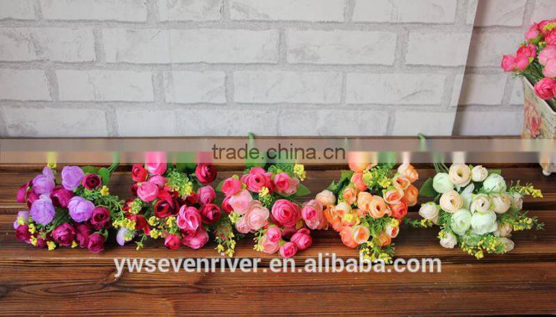 Foreign trade exquisite false bracteal leaf tea mei flower simulation Silk flowers manufacturer wholesale sitting room adornment