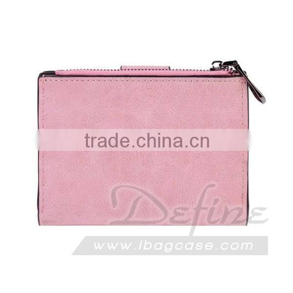 Womens Medium Faux Leather Money Bag