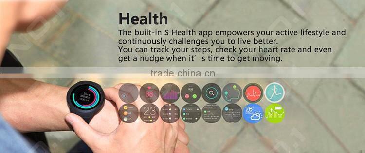 GSM smart phone watch with silicon brand touch display watch 2016