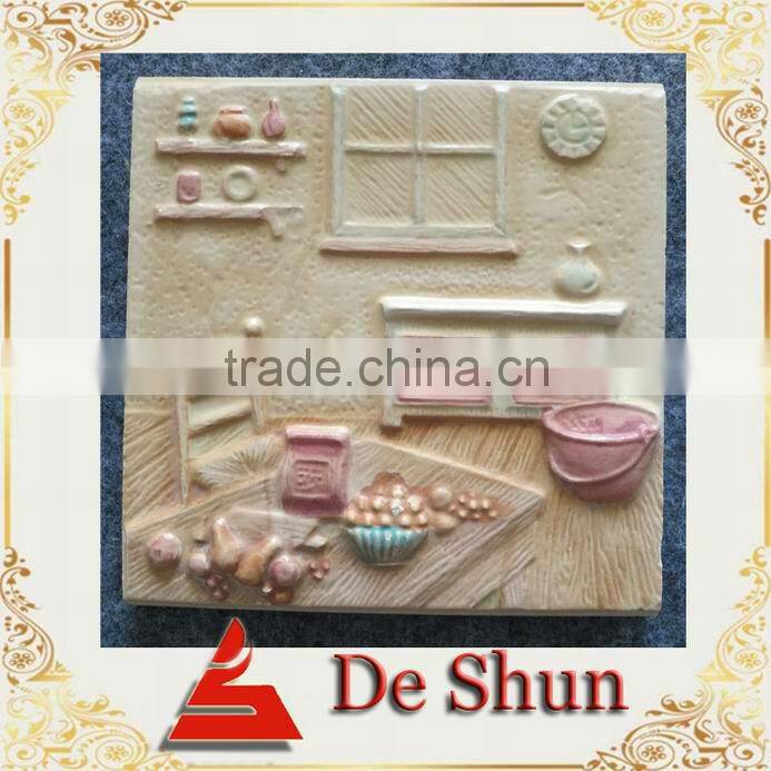 100X100mm Rustic Wall Flower Tile