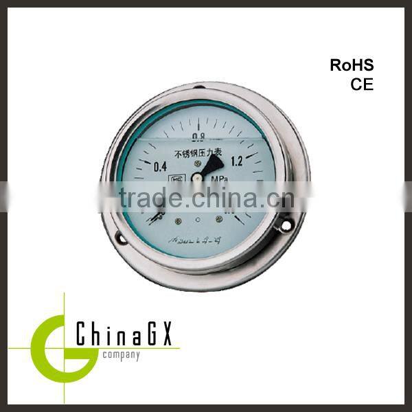 All stainless Oil filled pressure gauge