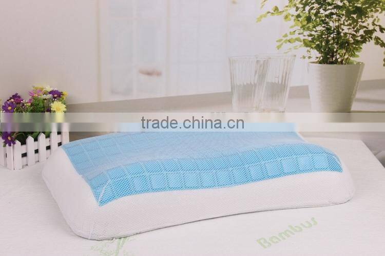 Whosale silicone pillow, bamboo memory foam pillow