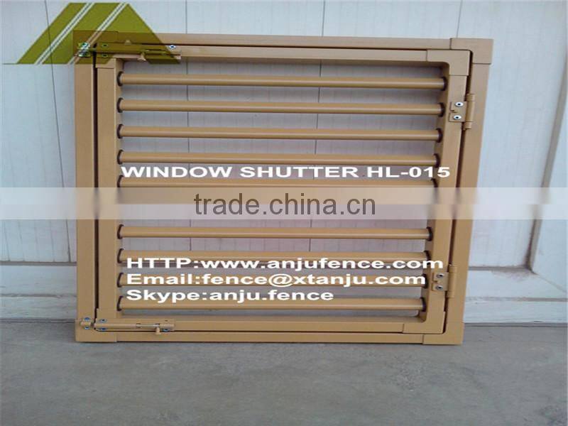 European style rolling window shutters