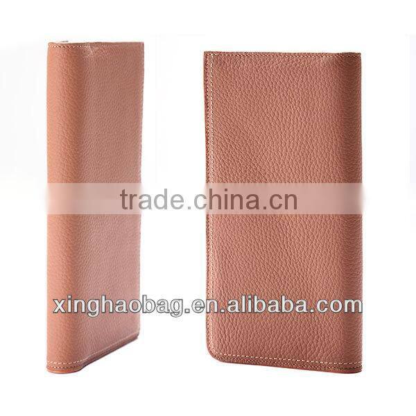 OEM your genuine cowhide leather travel wallet