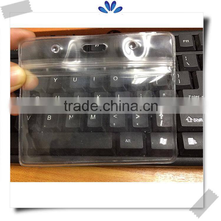 Cheap bulk clear plastic card holder for promotion sale