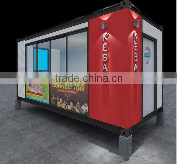 Customization outdoor bubble tea kiosk , Drink kiosk outdoor , Ice cream kiosk design with OEM ODM appreciated