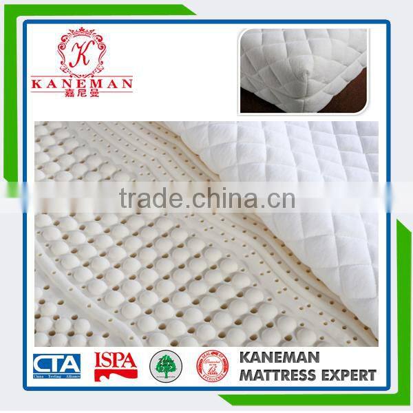 6 inches 100%Natural 7 zone latex mattress