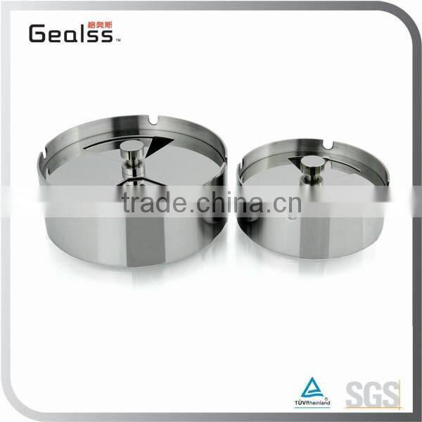 Two Size Popular Advanced Spinner Stainless Steel Ashtray