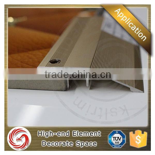 moderate cost floor adaption connected section laminate floor transition profile