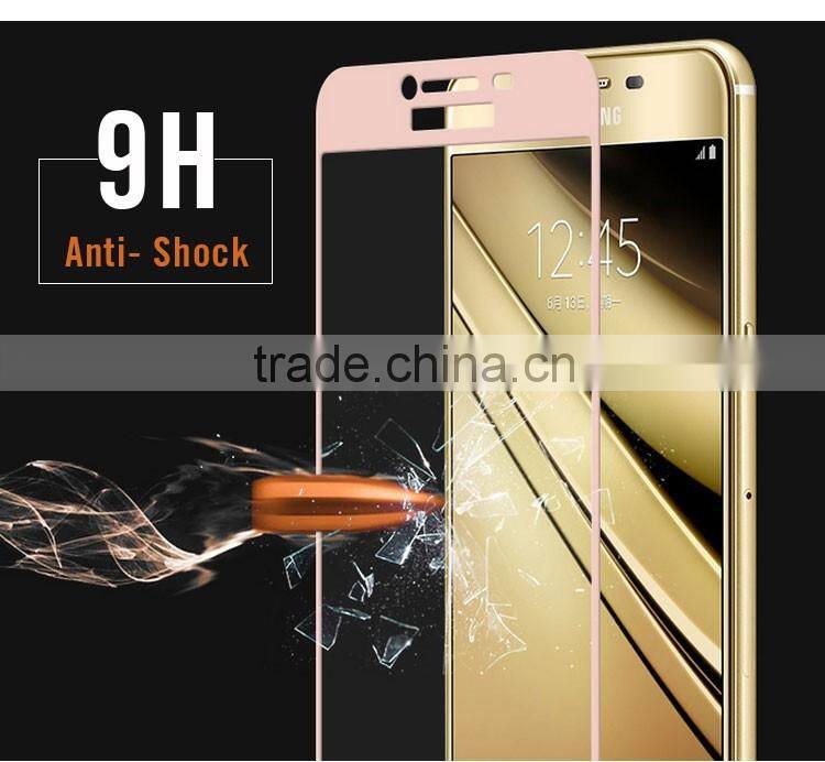 New model, 9H Tempered Glass Screen protector For Samsung Galaxy C5/
