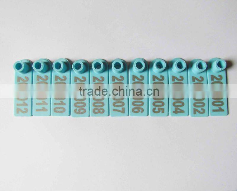 Added length sheep ear tag ,laser ear tag