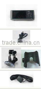 dual view car camera buit in gps