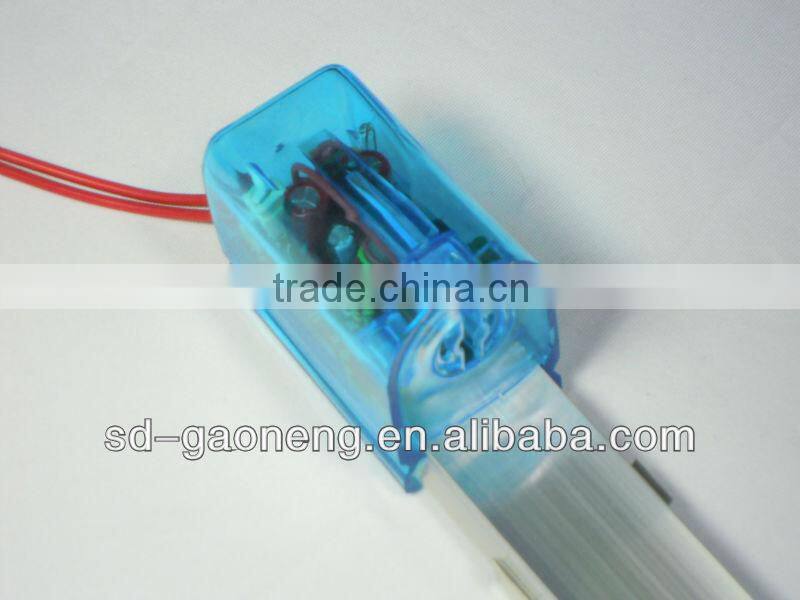 1x20W T8 blue transparent lamp holder Aluminum alloy lamp fixture