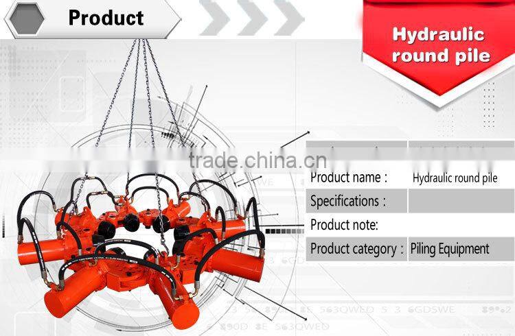 China manufacture BEIYI MK180S Hydraulic Pile Breaker For Round Concrete Piles