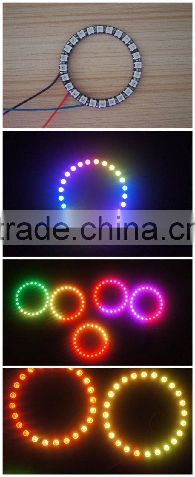 WS2812B Neo Pixel Ring DC5V, 16LEDs, 4.8W/pcs, outer diameter: 50mm, inner diameter: 37.5mm