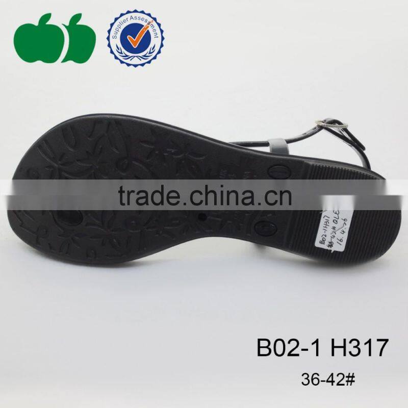 Hot sale top quality thong sandal latest summer lady sandals