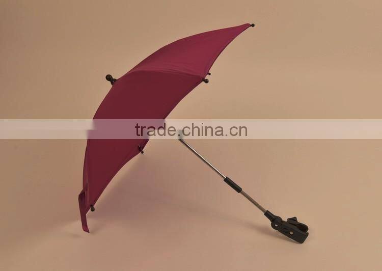 OEM high quality Baby Stroller Umbrella For Baby Car with clamp