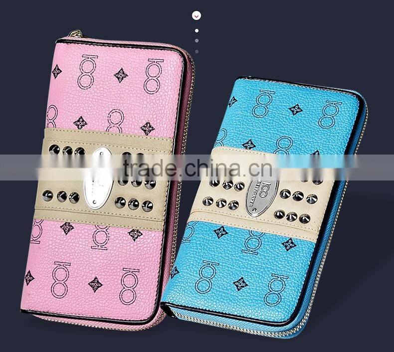 Fashion Trends Rviet clutch women wallet bag China supplier