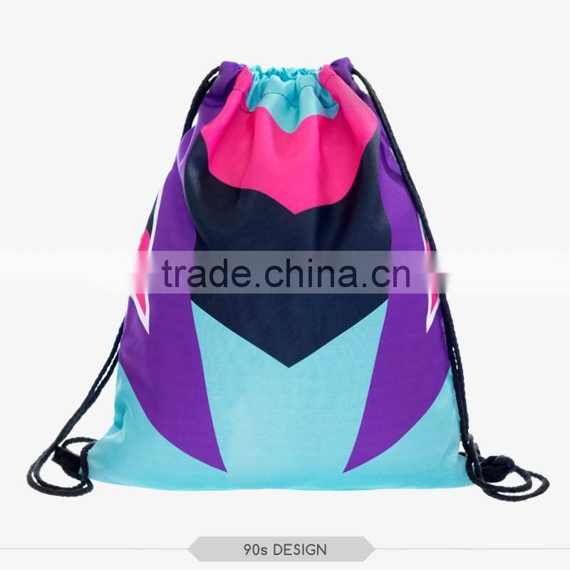 China Suppliers Hot Sale Aztec 3D Sublimation Drawstring Bag in Taobao