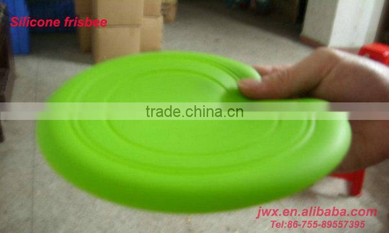 hot sale 18cm silicone frisbee dog toy for promotional dog frisbee toy
