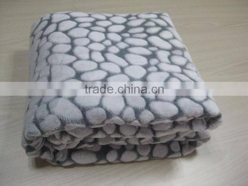 New Pattern Soft and Warm Flannel Plush Dobby Blanket